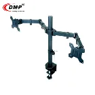 Laptop Rotating Height Adjustable 13" - 27" Size Swing Arm Lcd Desk Dual Monitor Mount