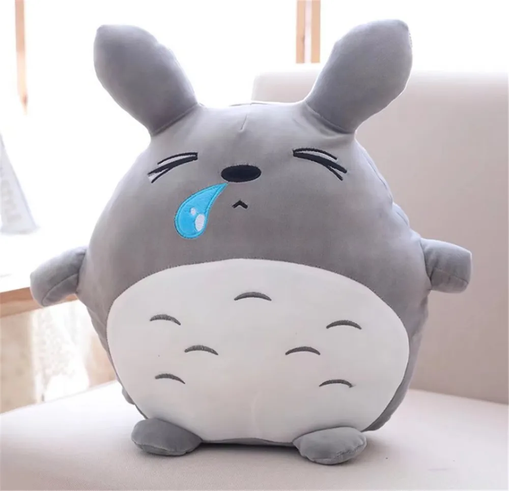 Fancytrader Japan Anime Totoro Plush Toy Giant 90cm Cute Cartoon Stuffed Totoro Doll Kids Pillow Baby Bedroom Decoration6