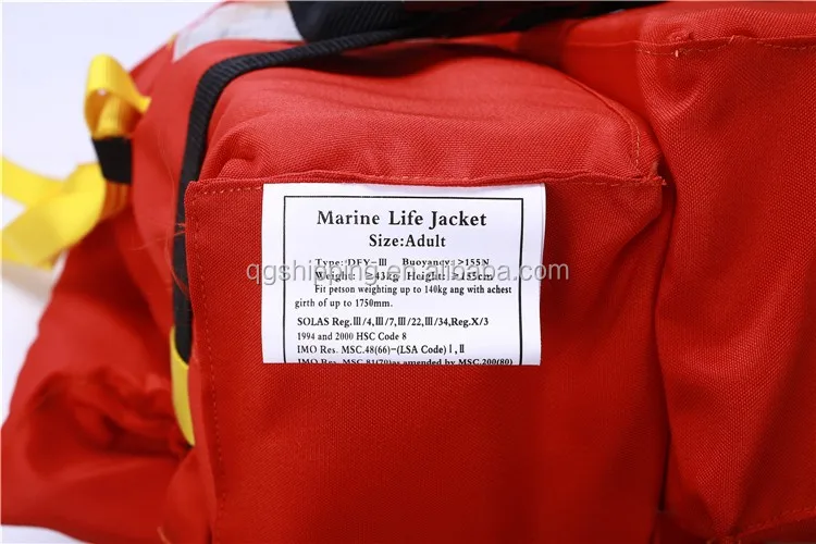 buoyanci aid life jacket with ec certificate