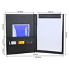 Assorted Colors Leather Manila Blind File Folders