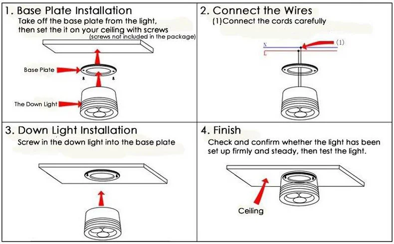 China australian standard surface mounted hanging round housing 18w smd led downlight