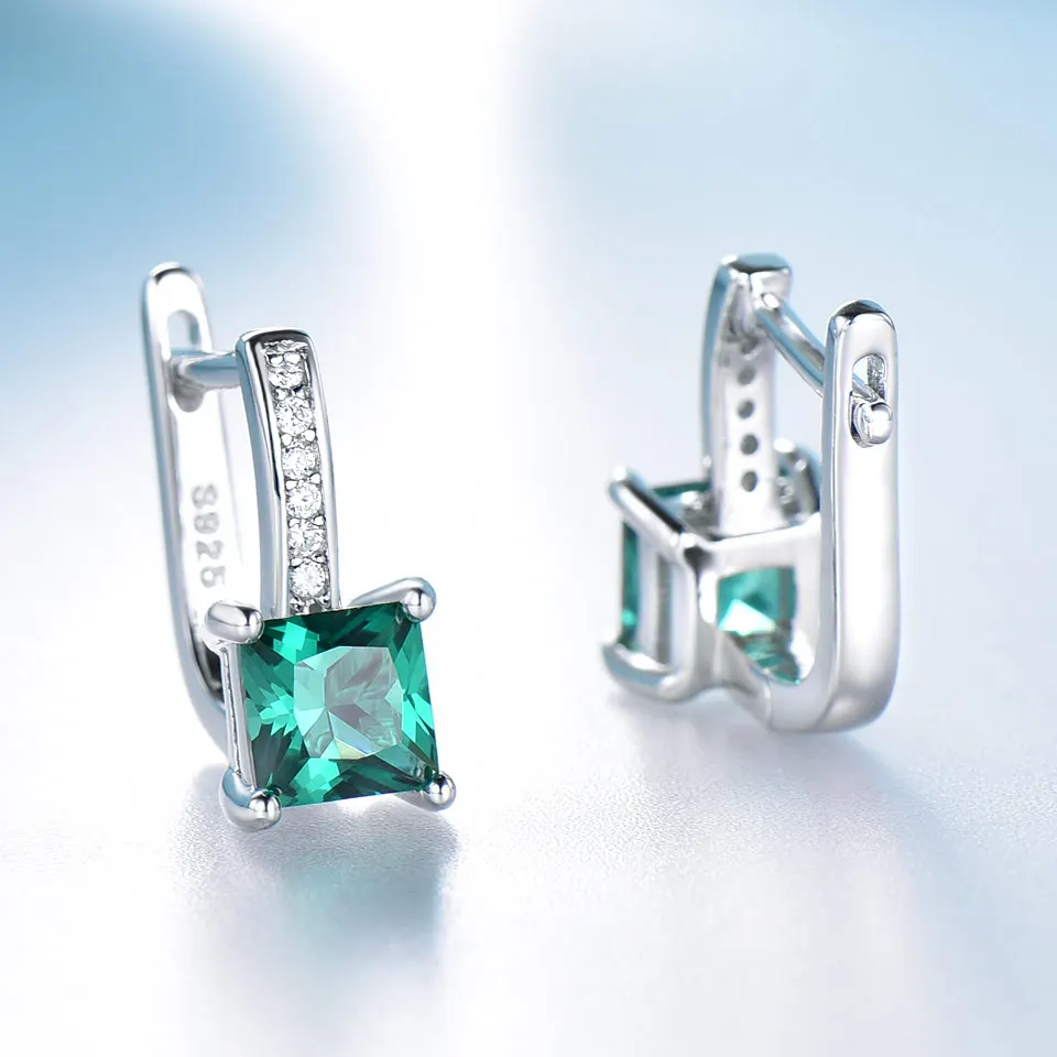 Fashion New Design Green Nano Zambian Emerald 925 Plated Custom Logo Earrings For Women Silver Jewelry Trending Earrings
Fashion New Design Green Nano Zambian Emerald 925 Plated Custom Logo Earrings For Women Silver Jewelry Trending Earrings