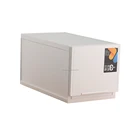 United Solutions Drawer Organizer Bathroom Kitchen Plastic Storage Cabinet With Wheels