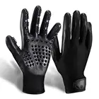 Professional Eco friendly Pet Grooming glove brush ,pet hair remover glove for dog deshedding