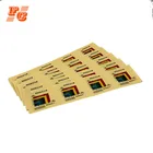 Transparent cosmetic PET custom sticky label sticker