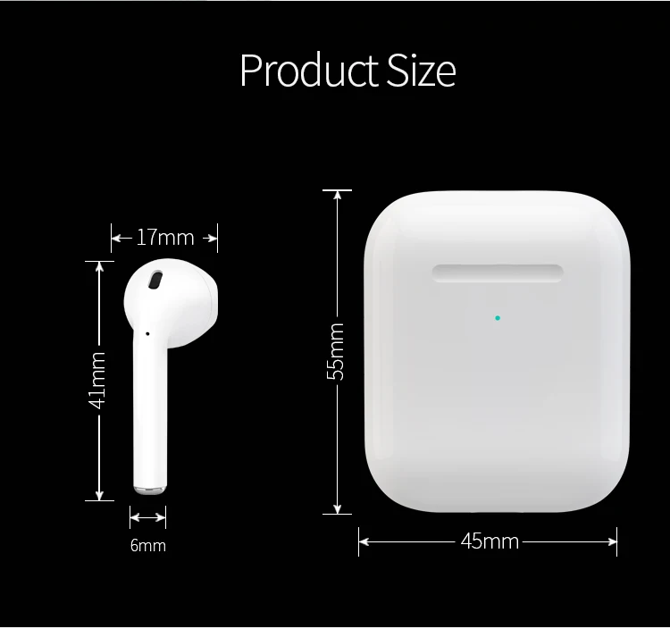 HIFI Sound POPUP 5.0 Air Wireless Erabuds 1:1 Pods 2 i30 i60 i200 TWS i9s Headphone - ANKUX.COM
