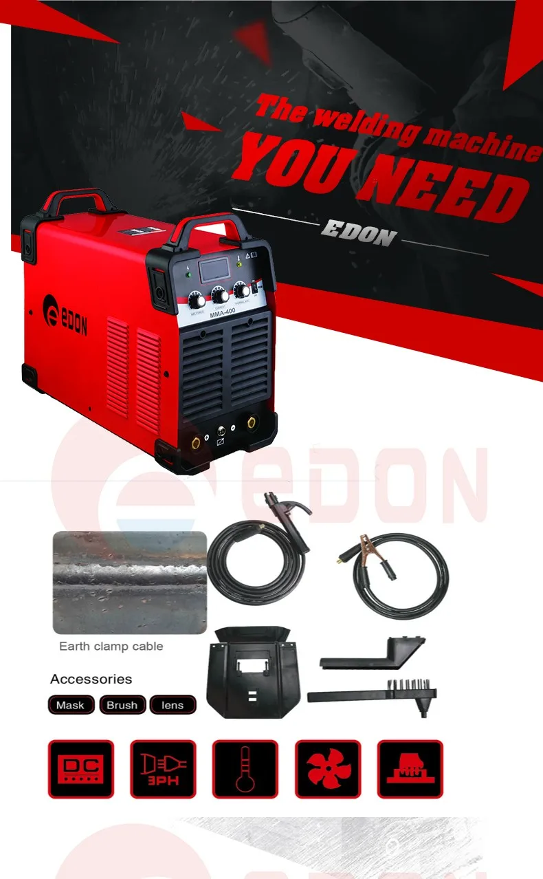 portable arc welding machine 400 igbt inverter mma new model