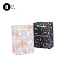 Waya Factory Direct sale logo printed colorful Recyclable Custom Gift package Cute tote shopping paper bags with handle