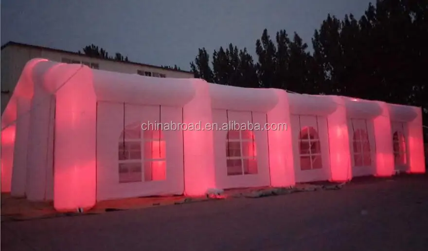 led inflatable party tent