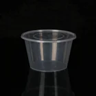 750ml 1000ml food packaging disposable takeaway round plastic box