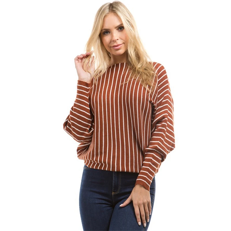 New Design Girl Sweater Caramel Stripe High Collar Wool Sweaters Winter Women, Tom7031 caramel;beige;black
New Design Girl Sweater Caramel Stripe High Collar Wool Sweaters Winter Women, Tom7031 caramel;beige;black