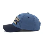 Embroidery vintage baseball cap with needle patch