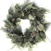 CHRISTMAS PINECONE WREATH WITH GRAPEVINE BASE FOR CHRISTMAS DECORATION