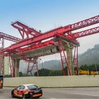 high speedway building construction bridge girder launching crane
