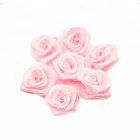 Decorative Flowers Festive Satin Bows Mini Ribbon Roses For Wedding