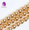 hotsale champagne color 6mm citrine round gemstone beads for jewelry