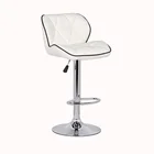 Modern furniture colorful saddle adjustable seat bar stool with back