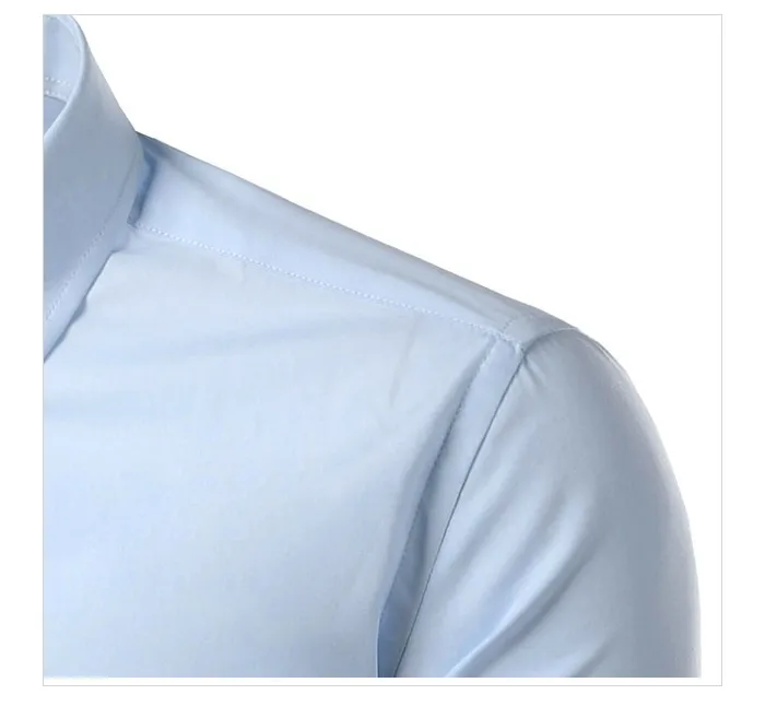 安いロングスリーブ男性白ビジネスドレスシャツ仕入れ・メーカー・工場