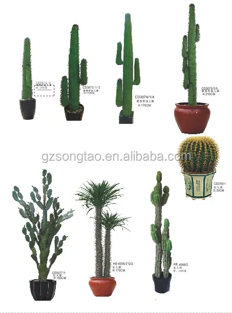 Heißer Verkauf große innen künstlichen grünen kaktus pflanze für dekoration, indoor kaktus für verkauf