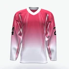 Wholesale customize blank design wear custom and half jerseys blank oversized ice hockey jersey