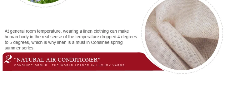 Consinee high quality wholesale knitting 2/40 100% linen yarn wholesale