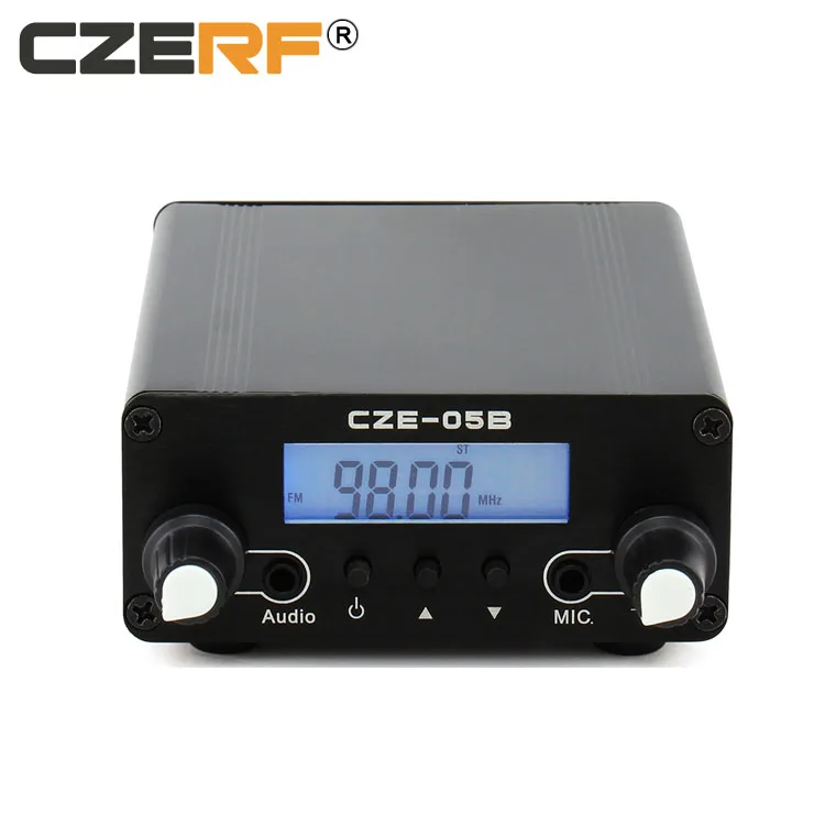 

CZE-05B 0.5W Broadcast Radio Audio Car Wireless FM Transmitter rf transmitter and receiver, Black
