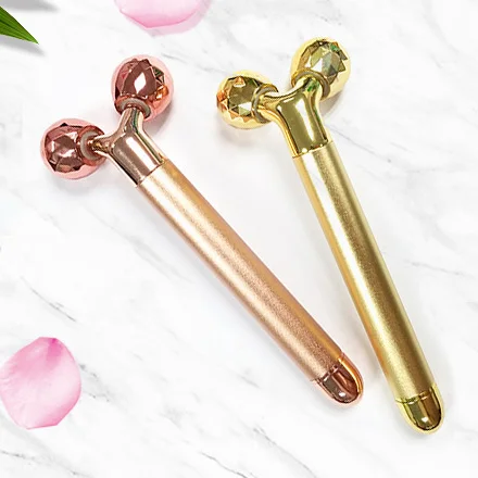 Handheld 24K Gold Bar Skin Tighten Electric Vibrating Massager 3D V Lifting Beauty Face Massage Roller
Handheld 24K Gold Bar Skin Tighten Electric Vibrating Massager 3D V Lifting Beauty Face Massage Roller