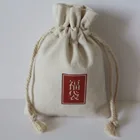Wholesale Drawstring Cotton Muslin Bags Canvas Pouch