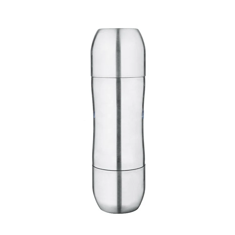 New products creative stainless steel thermos vacuum flask one cup cool sport bottle water bottle