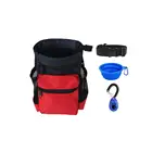 Henthane Custom Pet Products Waterproof Dog Training Treat Pouch Bag with Training Clicker Shoulder Strap