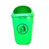 Eco-friendly medical 50L twins plastic garbage waste bin price