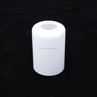 white frosted cylinder shaped glass tube lamp shade lighting wth screw neck