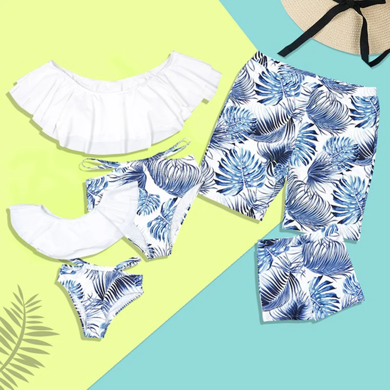 Manufacturer Big Ruffle Floral Print Brazilian Beach Men children bikini for little baby girl Women Kid Bikini Family Swimwear
Manufacturer Big Ruffle Floral Print Brazilian Beach Men children bikini for little baby girl Women Kid Bikini Family Swimwear