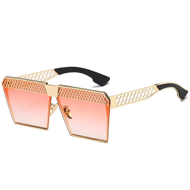 2019 Mens Fashion Oversize Big Square Custom Logo UV400 Gold Metal Frame Ladies Shield Summer Sunglasses, As the picture shows
2019 Mens Fashion Oversize Big Square Custom Logo UV400 Gold Metal Frame Ladies Shield Summer Sunglasses, As the picture shows