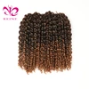 Hot selling Mali bob 8inch 3pcs Synthetic Afro twist braid kinky curly crochet braids hair