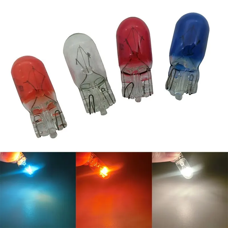 Nitoyo universal halogen bulbs T10 12V 5W Car Replacement Halogen Bulbs Marker Signal Light Taillight