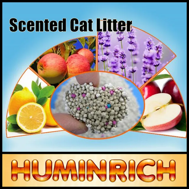 huminrich best deodorizing cat sand clay kitty litter