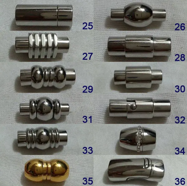 stainless steel clasps (2)