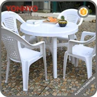 Outdoor Garden Beach Plastic Chair Table Stackable Durable Chair
