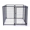 China supplier high quality iron fence double dog kennel