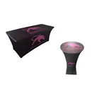 Custom Printed Conference Table Cloth Meeting Table Cover Trade Show Stretch Table Cloth