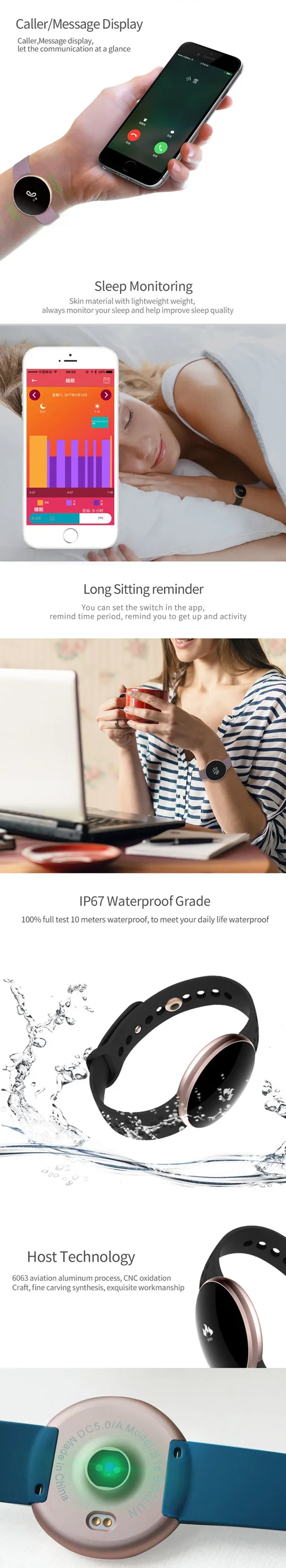 smart bracelet b16