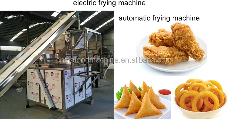 New Design Electric Cashew Frying Machine Gas Industrial Deep Pressure Fryer factory