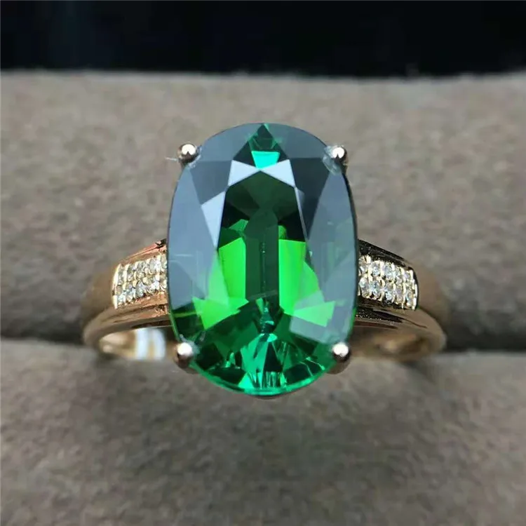 100% Original Wholesale Price 18K Yellow Gold Ring Of Green Tourmaline And Diamonds
100% Original Wholesale Price 18K Yellow Gold Ring Of Green Tourmaline And Diamonds