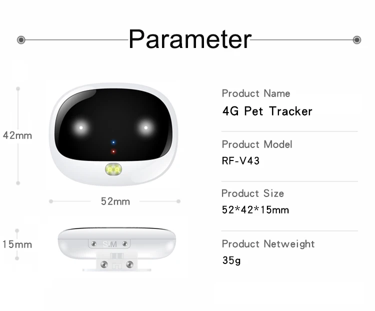 RF-V43 Pet GPS Tracke6