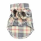Wholesale Pet Fashion Plaid Pet Dog Clothes T Shirt For Dog