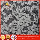 60" Wide Polyester French Floral pure white wedding dress Raschel Lace Fabric