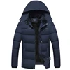 2018 Plain Customs Design Nylon Fabric Padded Winter Cotton Man Jacket Manufacturer