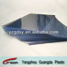 Transparent clear rigid PVC panels, 48 in. x 96 in. size, extrude