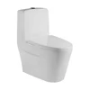 Foshan wash down one piece toilet bowl s trap p trap water closet for hotel